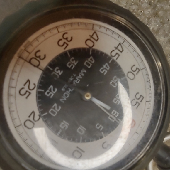 Marathon 7 jewels Swiss stopwatch military item - Picture 4 of 12